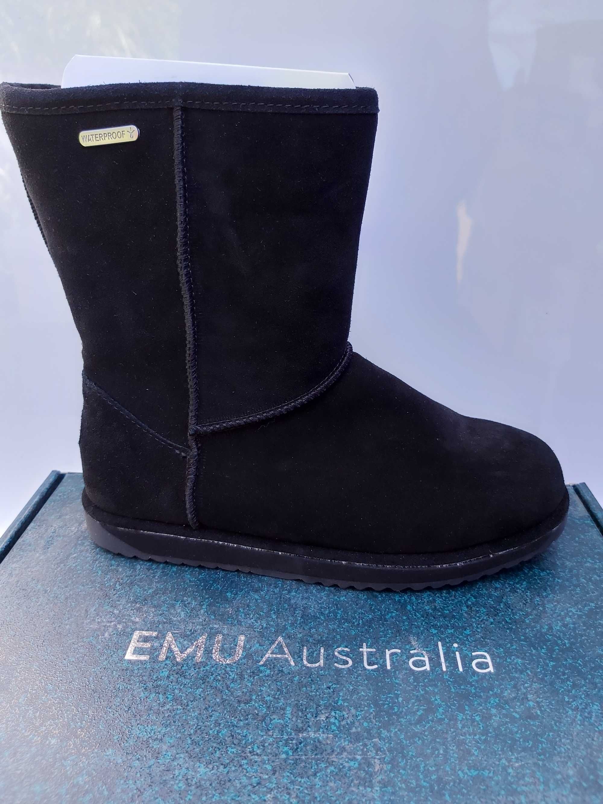 Nowe kozaki botki EMU AUSTRALIA Paterson LO czarnec37 us6 w/f