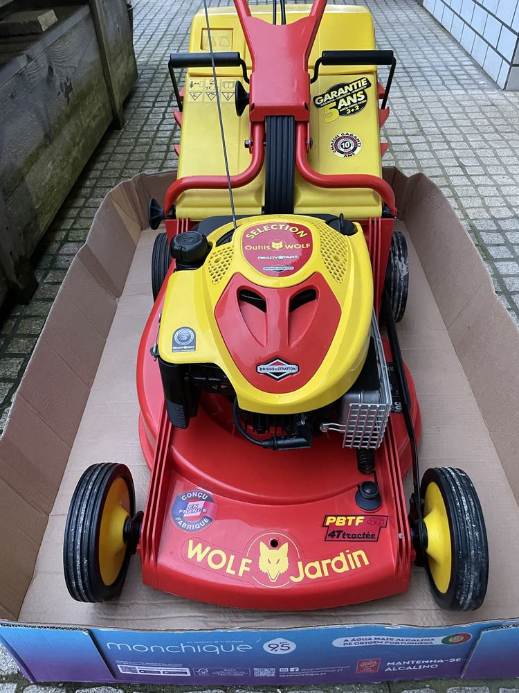 maquina de cortar relva wolf de 190cc nova