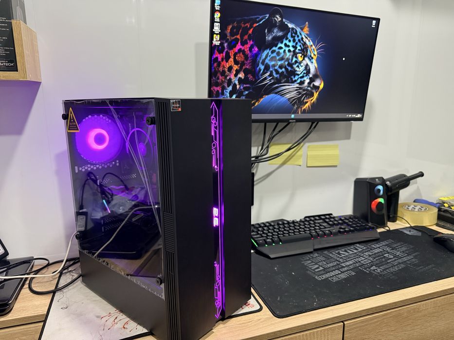 Компьютер Ігровий Ягуар Ryzen 5+ssd 1 тб+16ddr4+Asus TUF RX5700xt