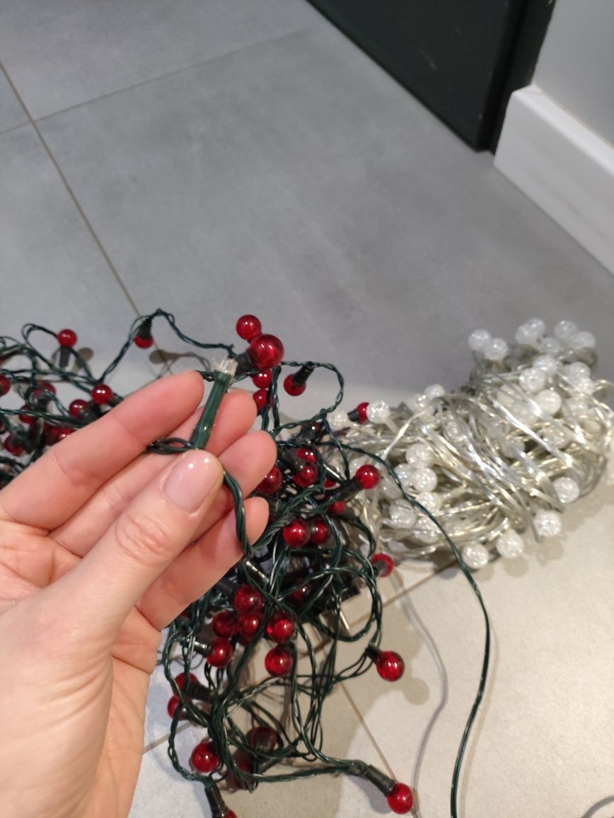 Lampki LED wewnętrzne płynące 100