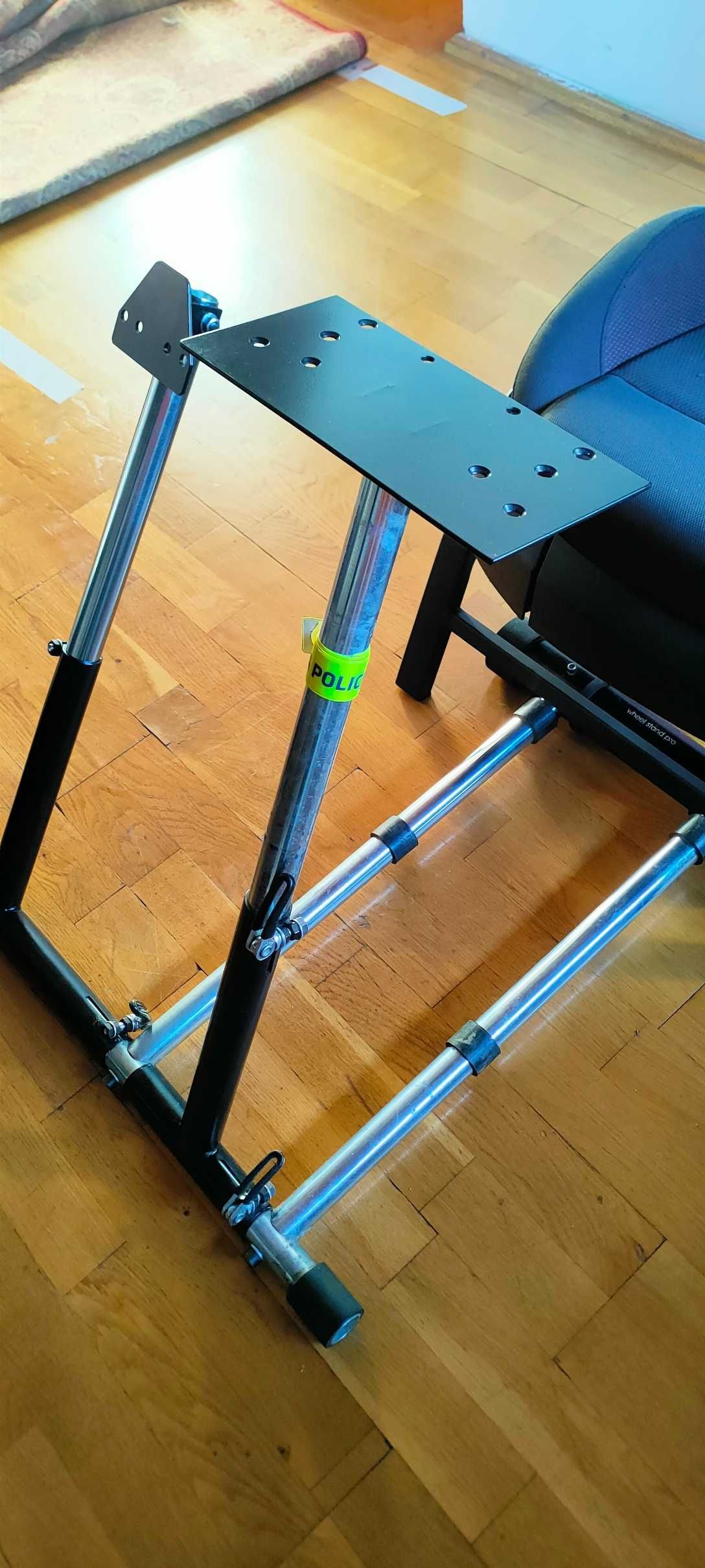 Sim Rig fotel + stojak deluxe v2 +stojak RGS pod hamulec reczny