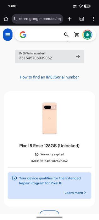 Pixel 8,  128 Gb, Neverlock, гарний стан