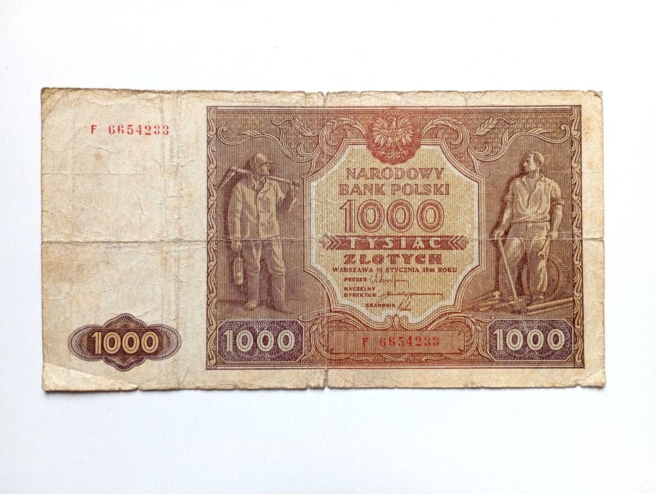 1000 zł 1946   -  F  -