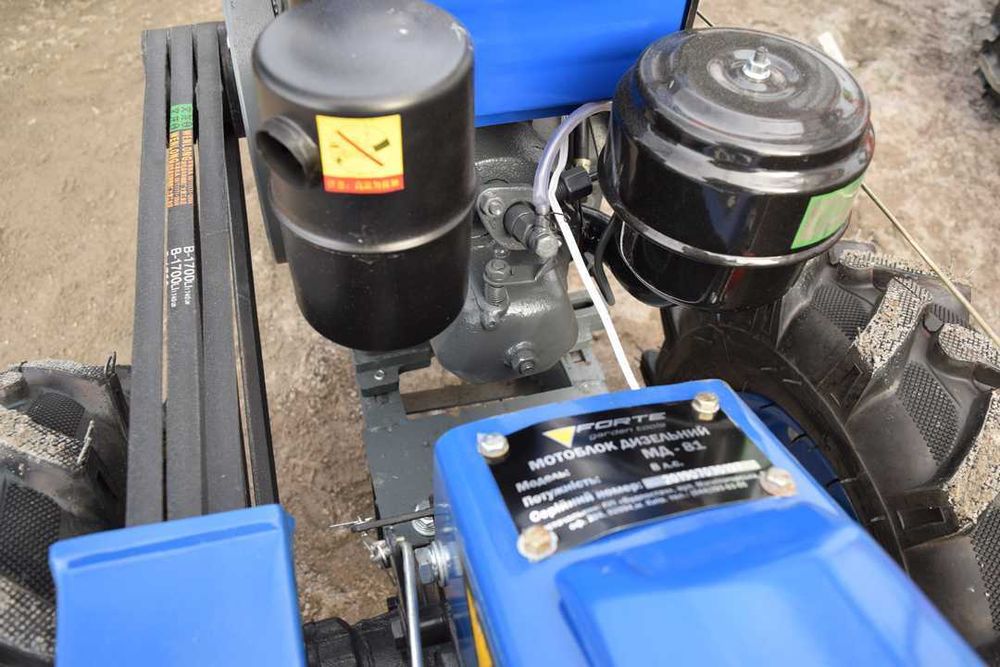 Мотоблок FORTE МД-81 LUX (8 к.с.) ручний старт! дизель!