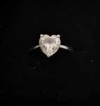 Anel Pandora Sparkling Heart Prata