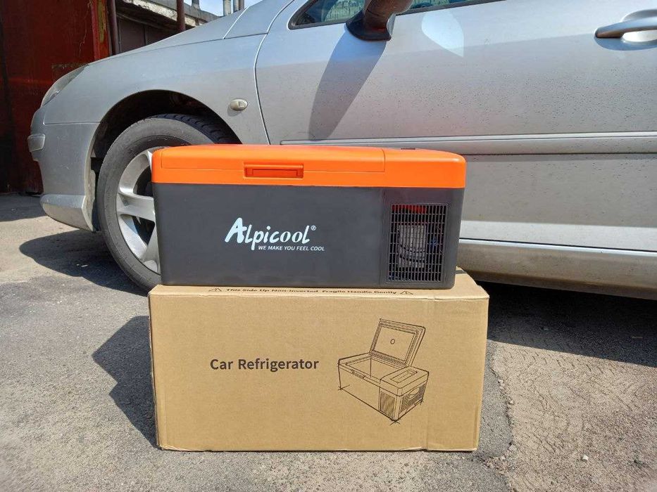 Компрессорный автохолодильник Alpicool 15 л до -20 C. 12,24,220 в