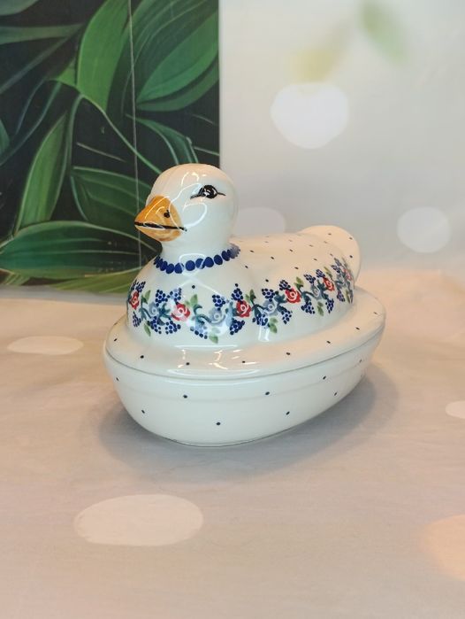Pojemnik ceramiczny kaczka ceramika Bolesławiec