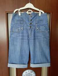 Жіночі джинсові шорти з високою талією р. М, наш 46