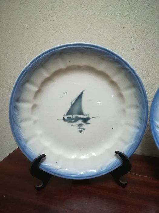 Pratos Fábrica Gilman Sacavém. Anos 1940.