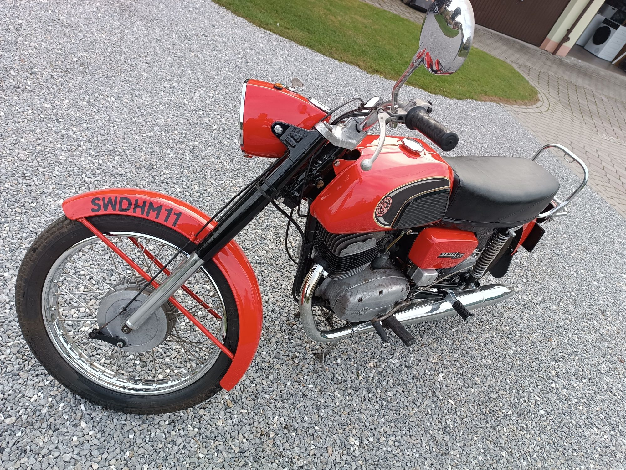 Rama CZ 175 typ 477 Jawa 1972r.