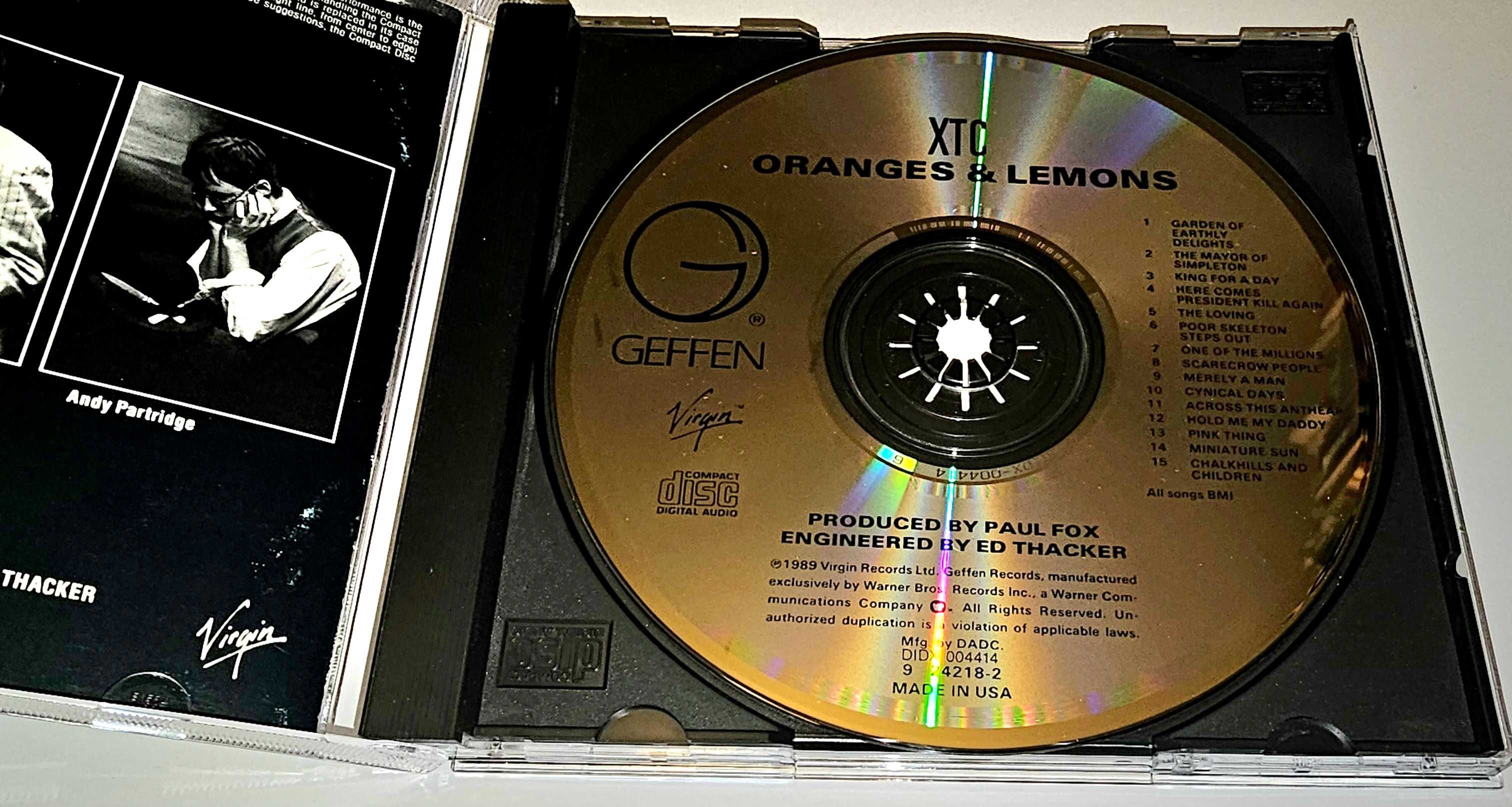 XTC Oranges and Lemons płyta CD