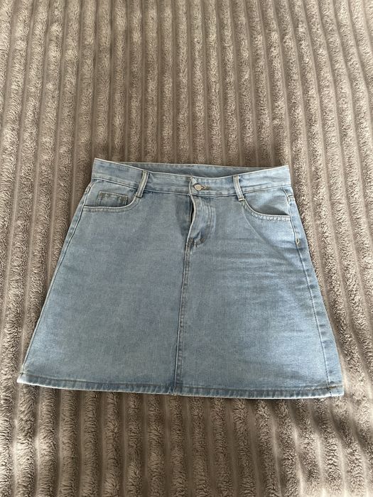 Джинсова коротка спідниця