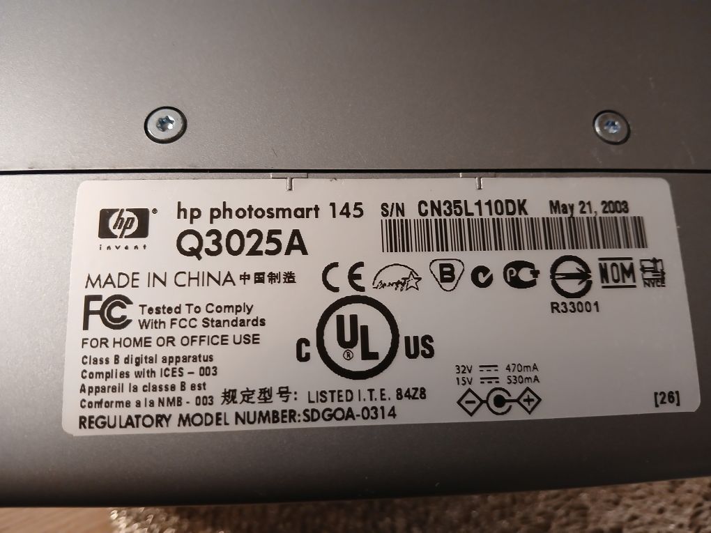 Drukarka hp photosmart 145 + gratis