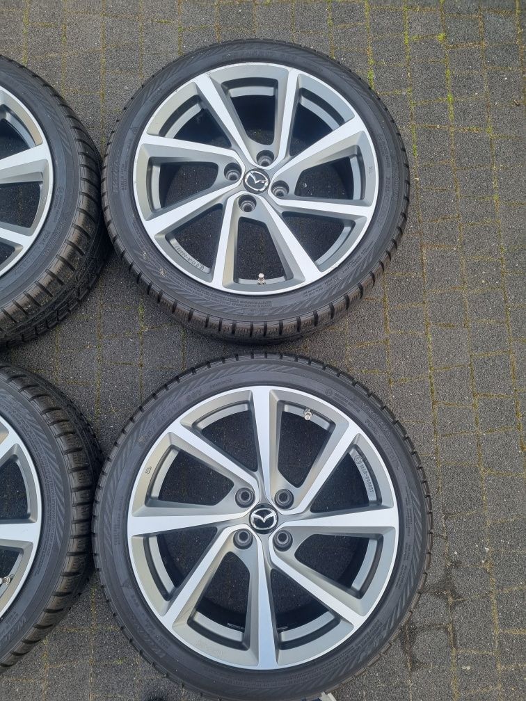 Mazda mx5 ND felgi 17" koła 4x100 opony zimowe