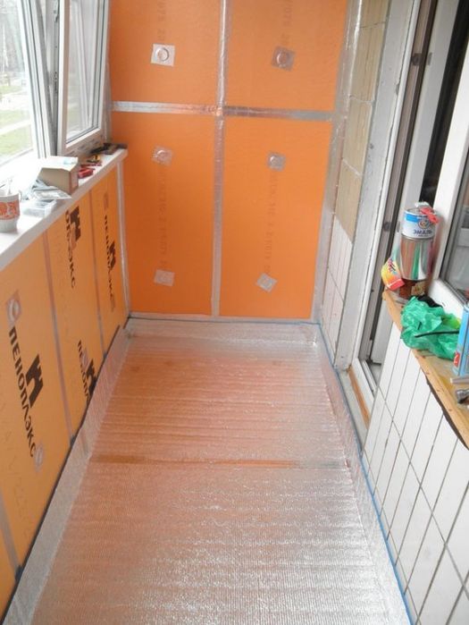 Ремонт балкона, внутренняя обшивка,балкон под ключ