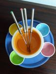 Fondue de cerâmica novo