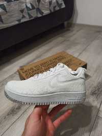 Nike air force 1 białe flyknit / crater