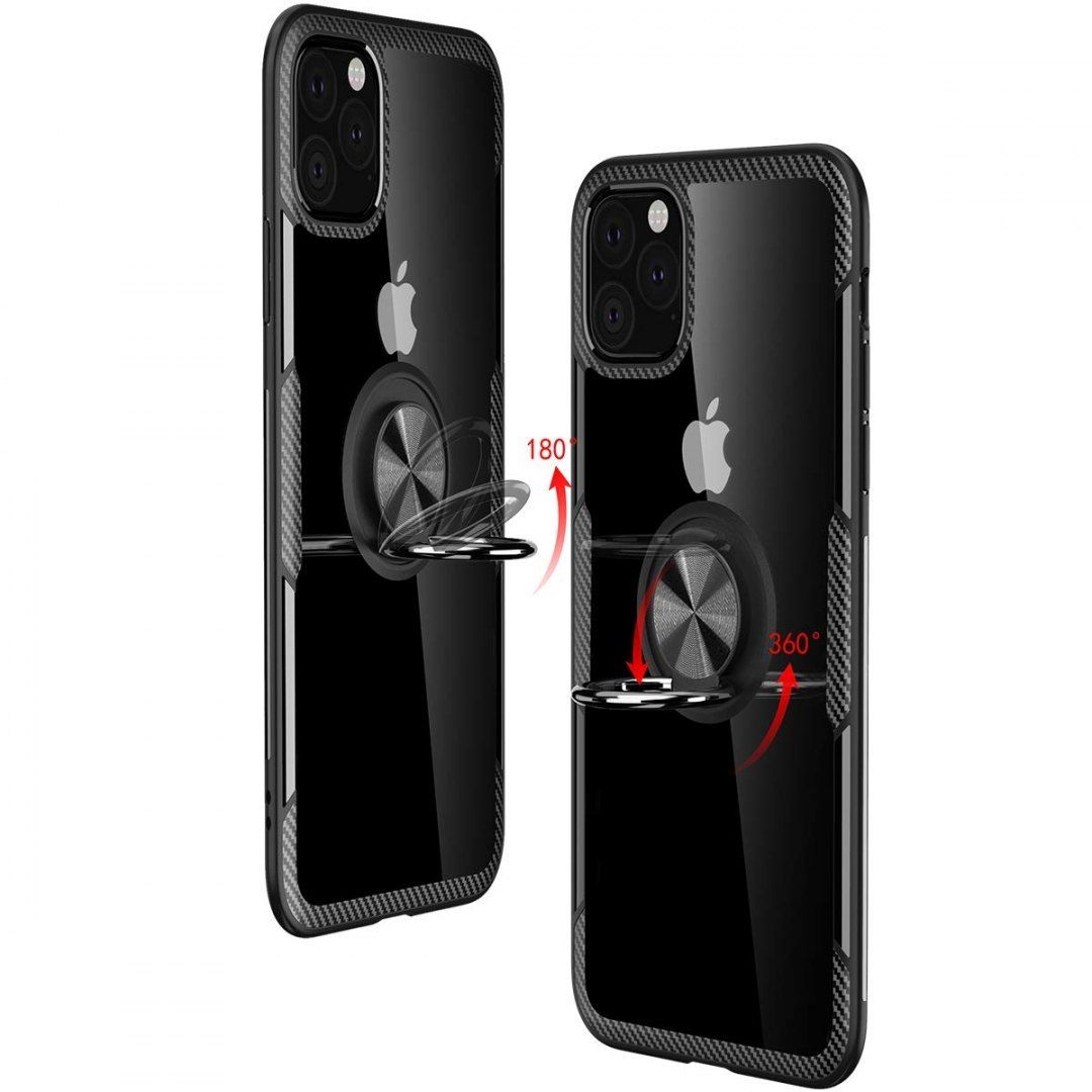 Iphone 11 Pro Max Case Pancerne Etui + Ring