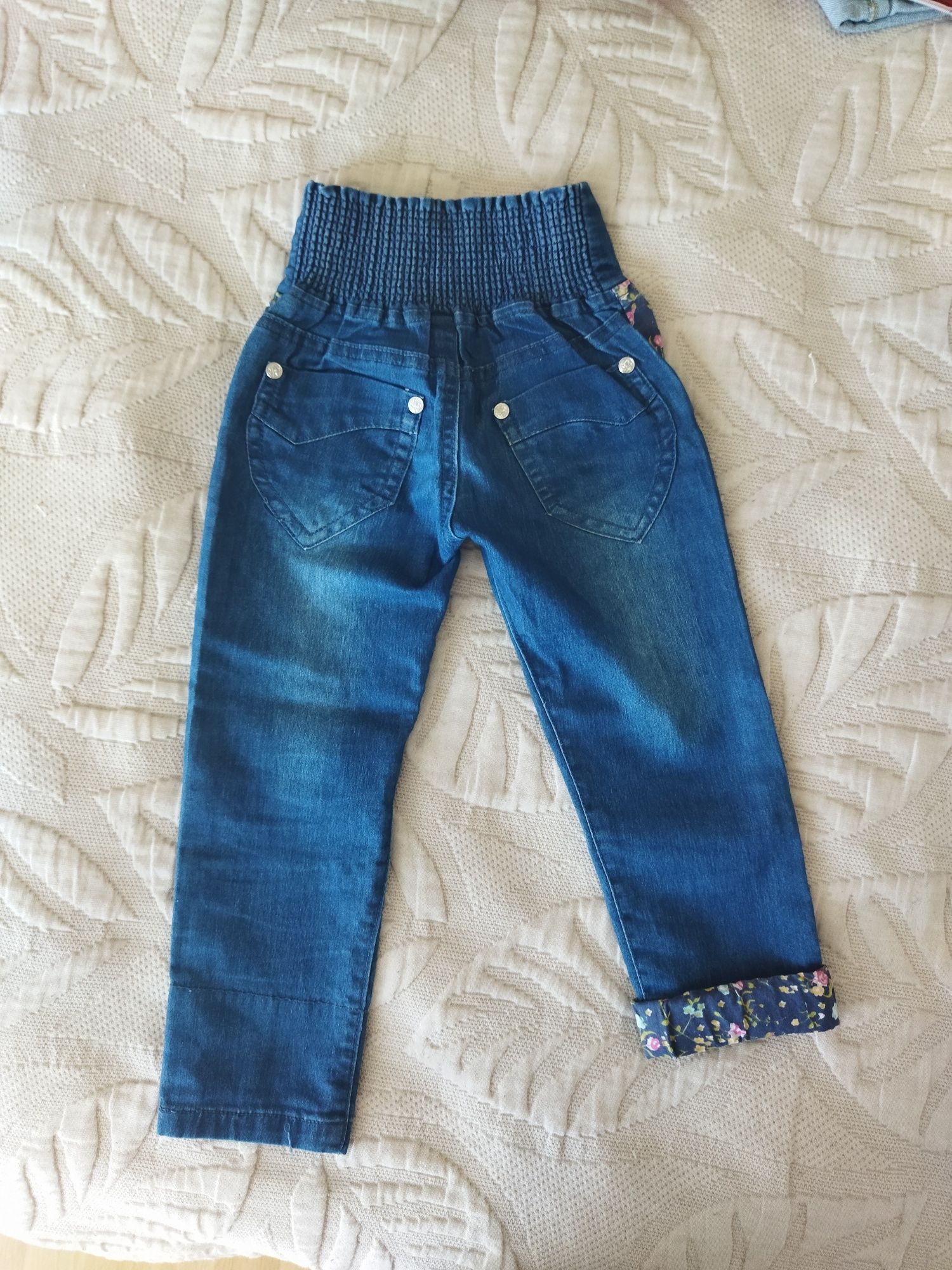 Легкі джинси для дівчинки 3-4 роки