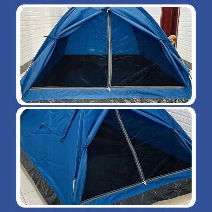 Duży Namiot Turystyczny Kempingowy Rodzinny 3 Osobowy  Biwak 150x205cm