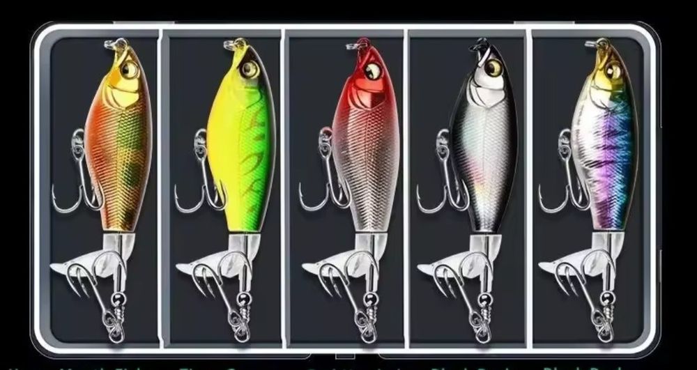 Woblery - zestaw 5 przynęt powierzchniowych