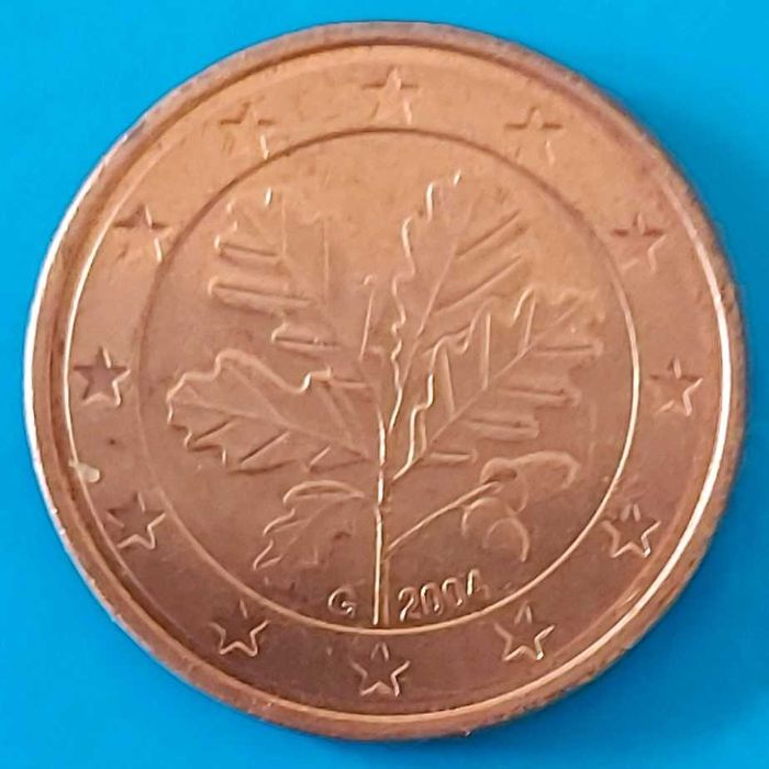 5 Cêntimos de 2004 * G * da Alemanha