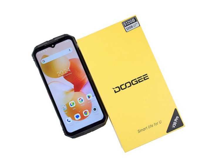 Doogee V30 Pro 12/512GB, 10800 мАh, Камера 200Мп, захист IP68/IP69K