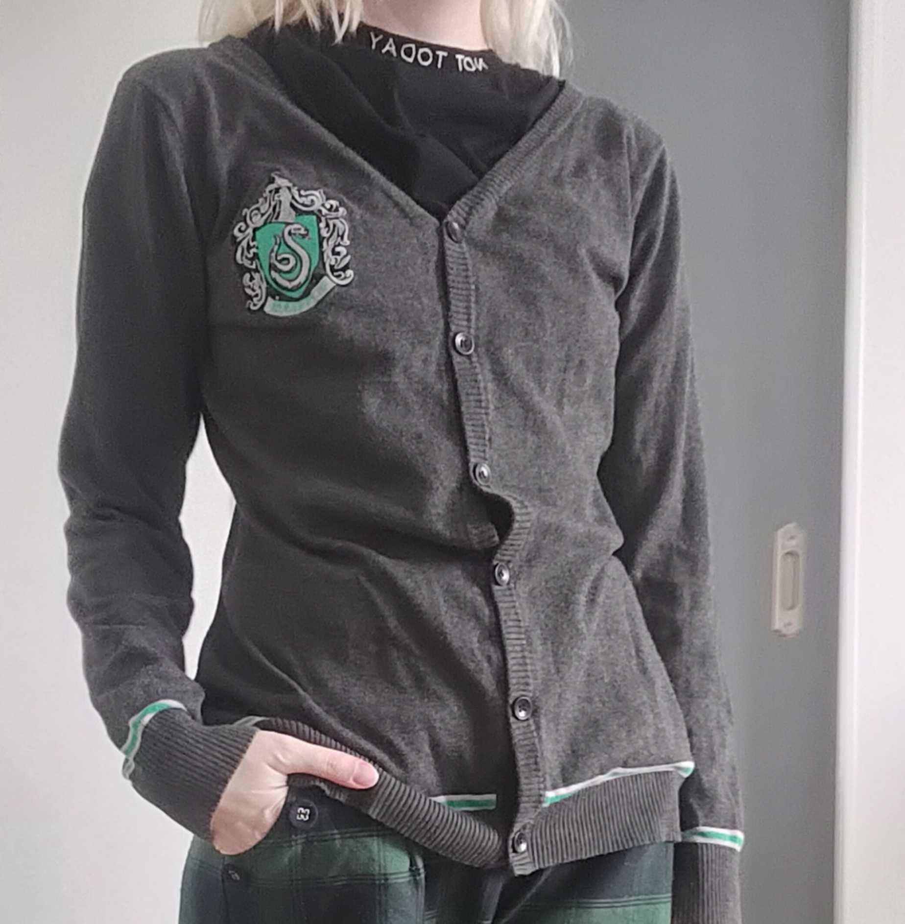 Sweter kardigan Slytherin Harry Potter