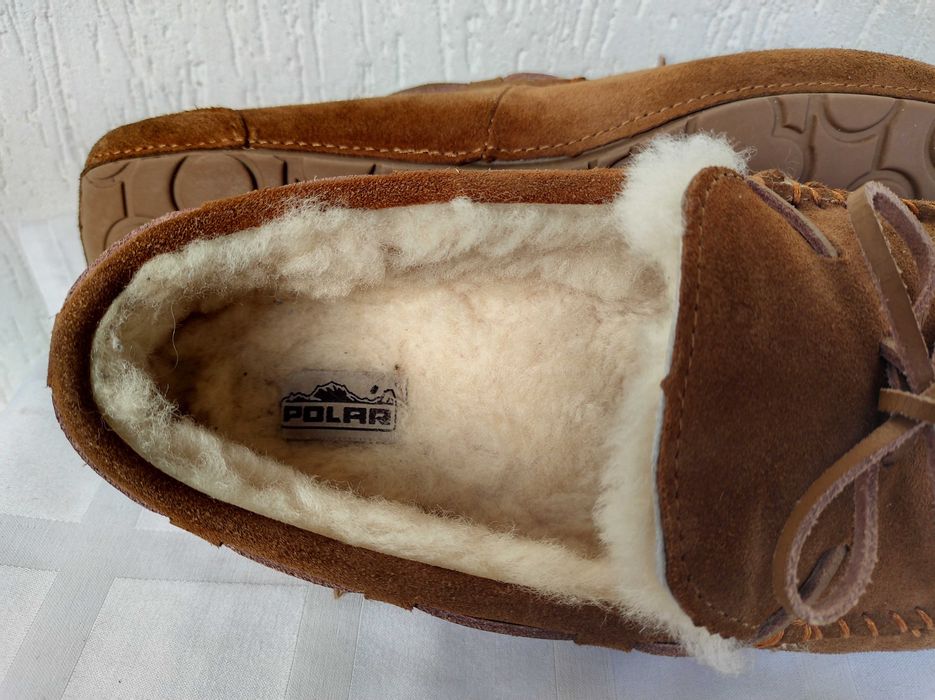 Замшевие угги ,тапочки Polar р.44-45