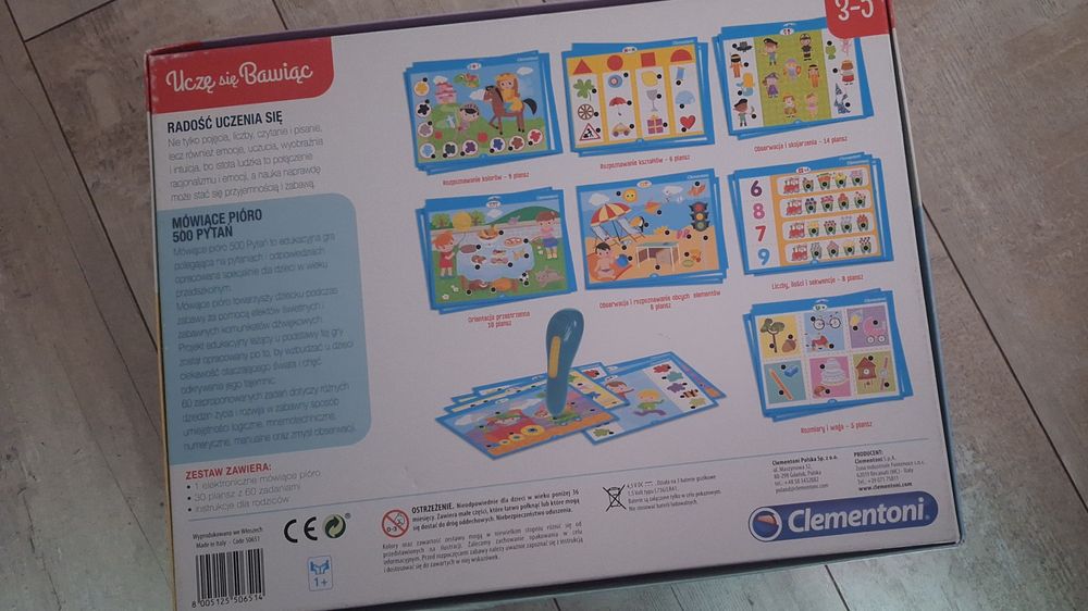 Mówiące pióro Clementoni 500 pytań