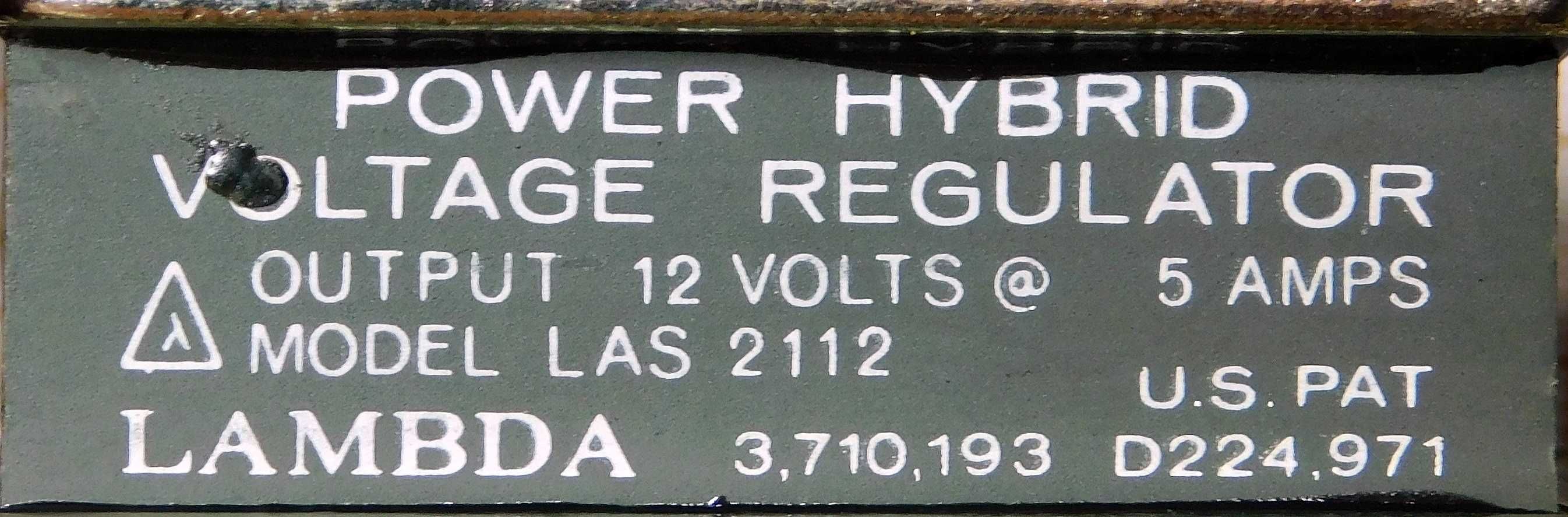 Układ LAS2112 hybrydowy regulator napięcia 12V 5A LAMBDA [07]