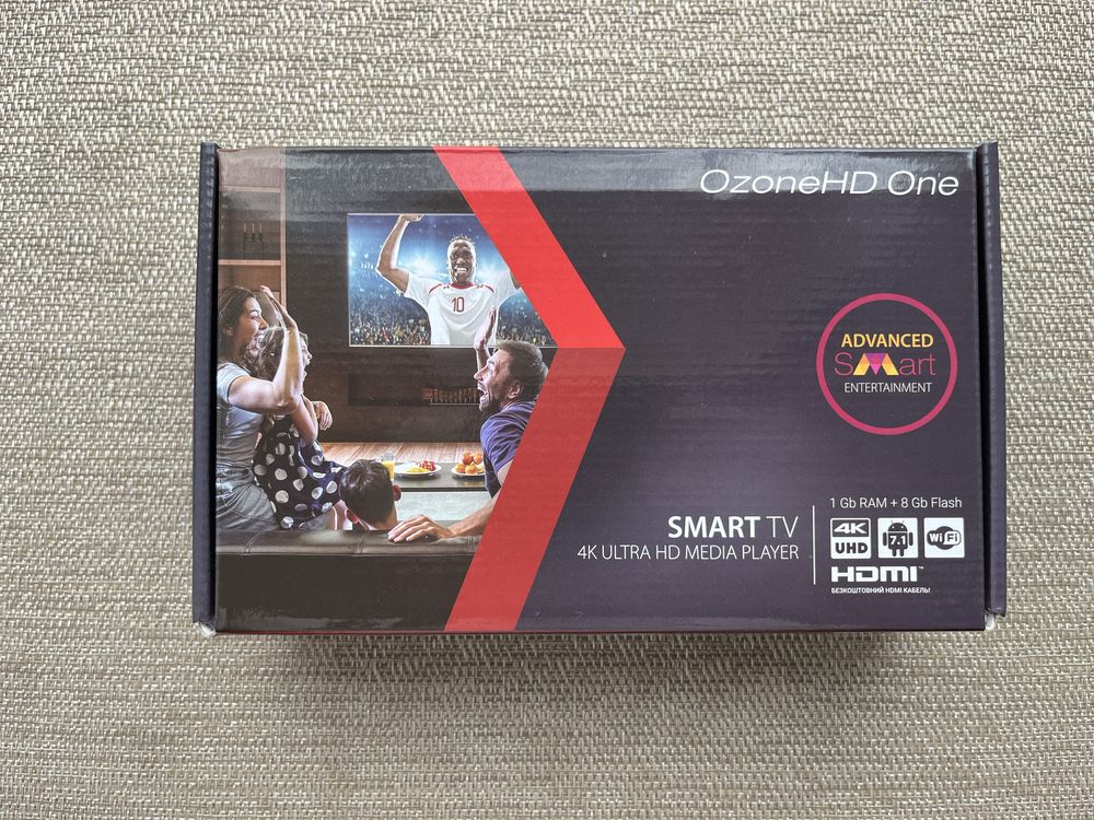 Медіаплеєр приставка OzoneHD one android smart tv wi-fi до телевізова