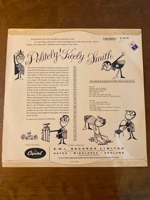 Vinil Kelly Smith - Politely -