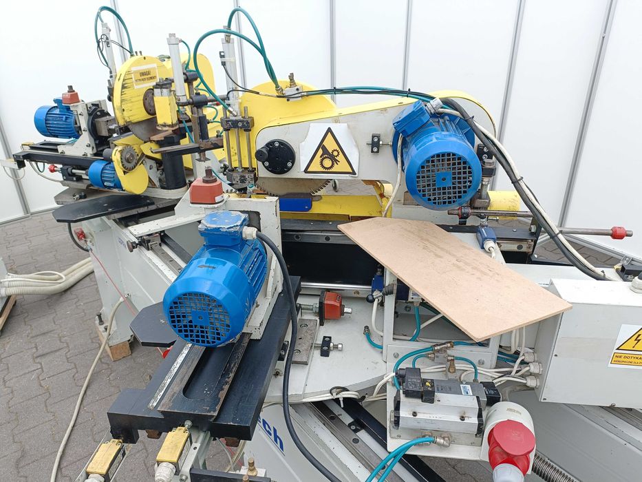 Wiertarka wielowrzecionowa dwustronna z precyzyjnym docinaniem wymiaru