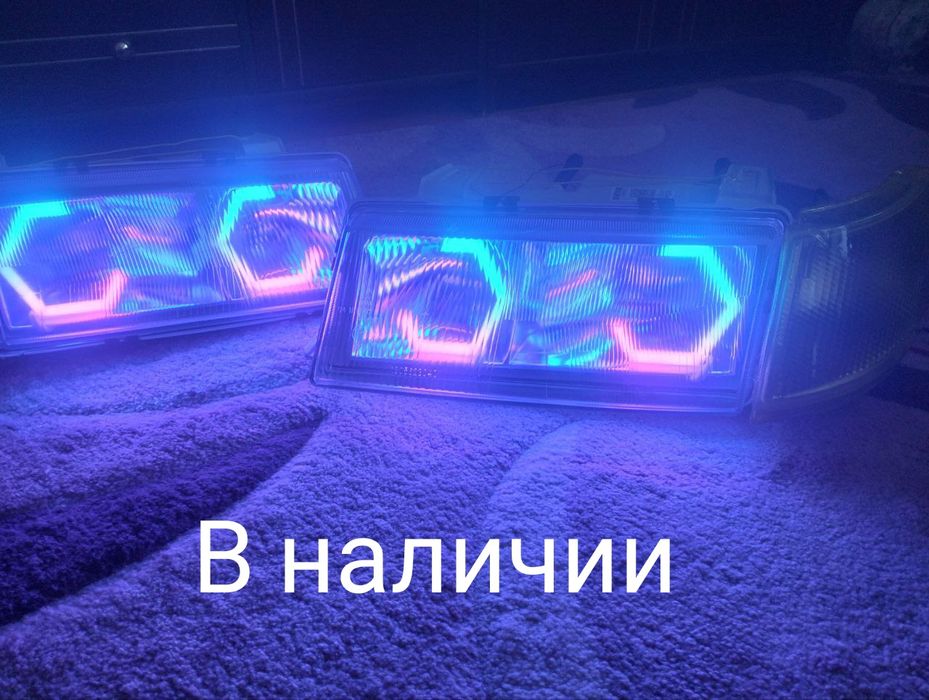 Фары  ваз 2110, 2112. Ланос,, Дхо галочки. Установка линз.
