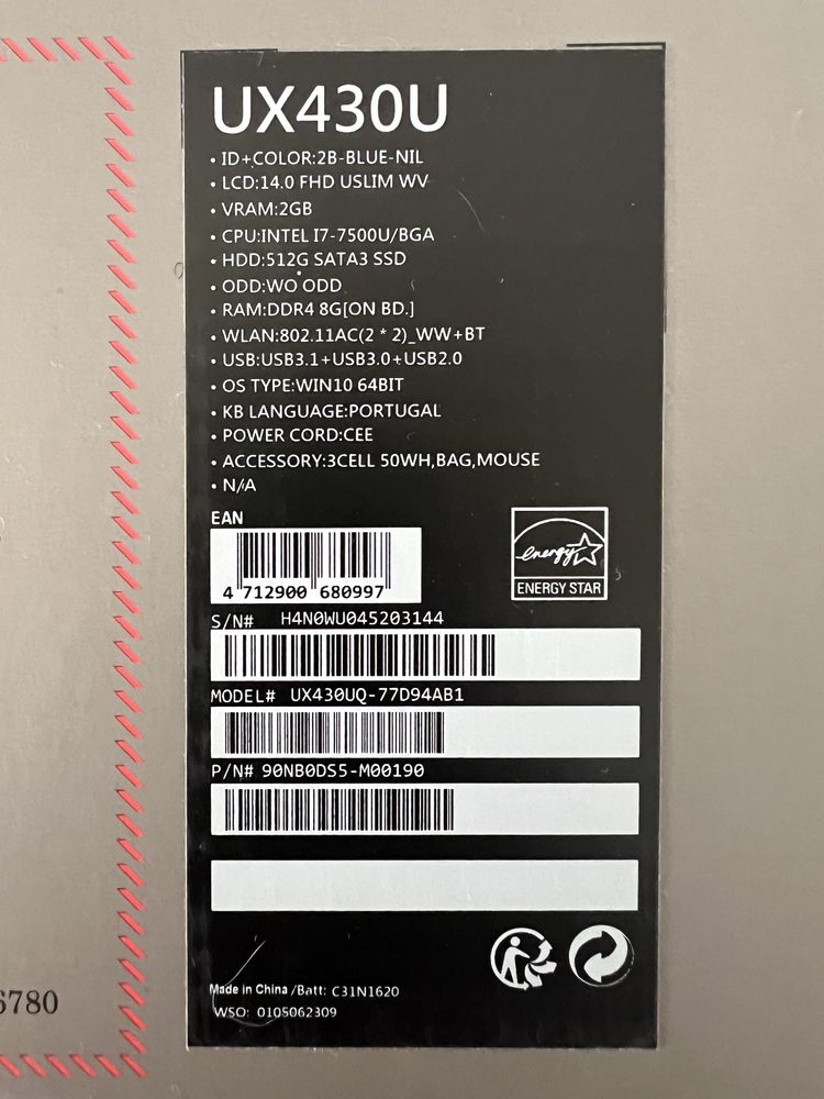 Asus ZenBook UX430UQ