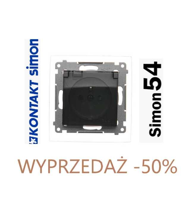Simon 54 DGZ1BZ.01/48A Gniazdo wtyczkowe pojedyncze do wersji IP44
