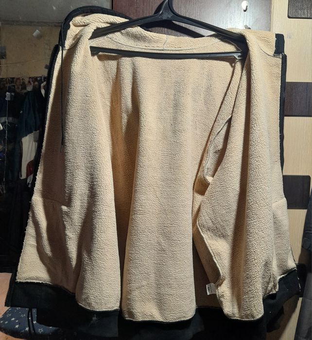 Ого-го какой размер Мужская тёплая вельветовая куртка с капюшоном 8XL