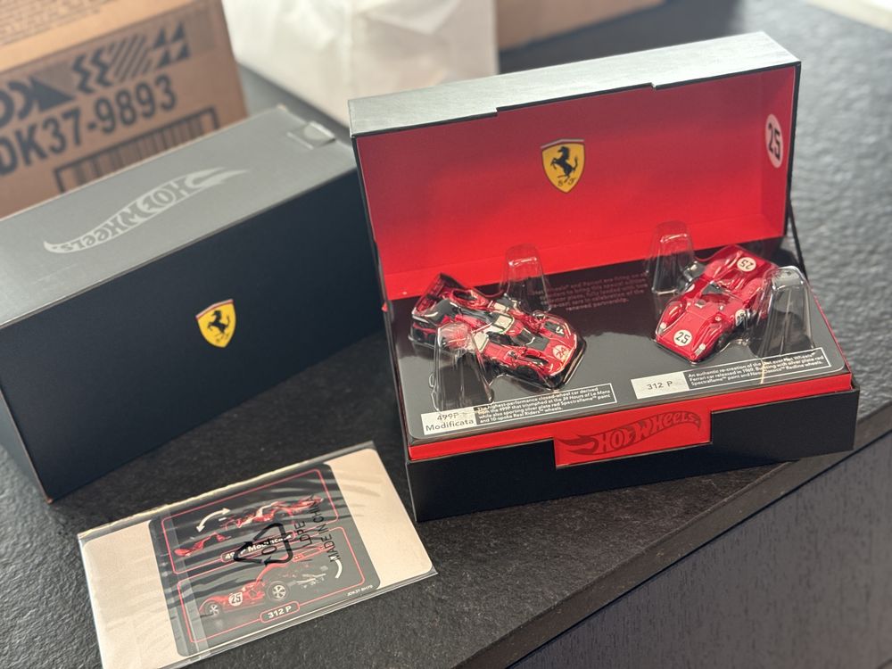 Hot Wheels x Ferrari Heritage Set 499P Modificata RLC 312 P STH TH