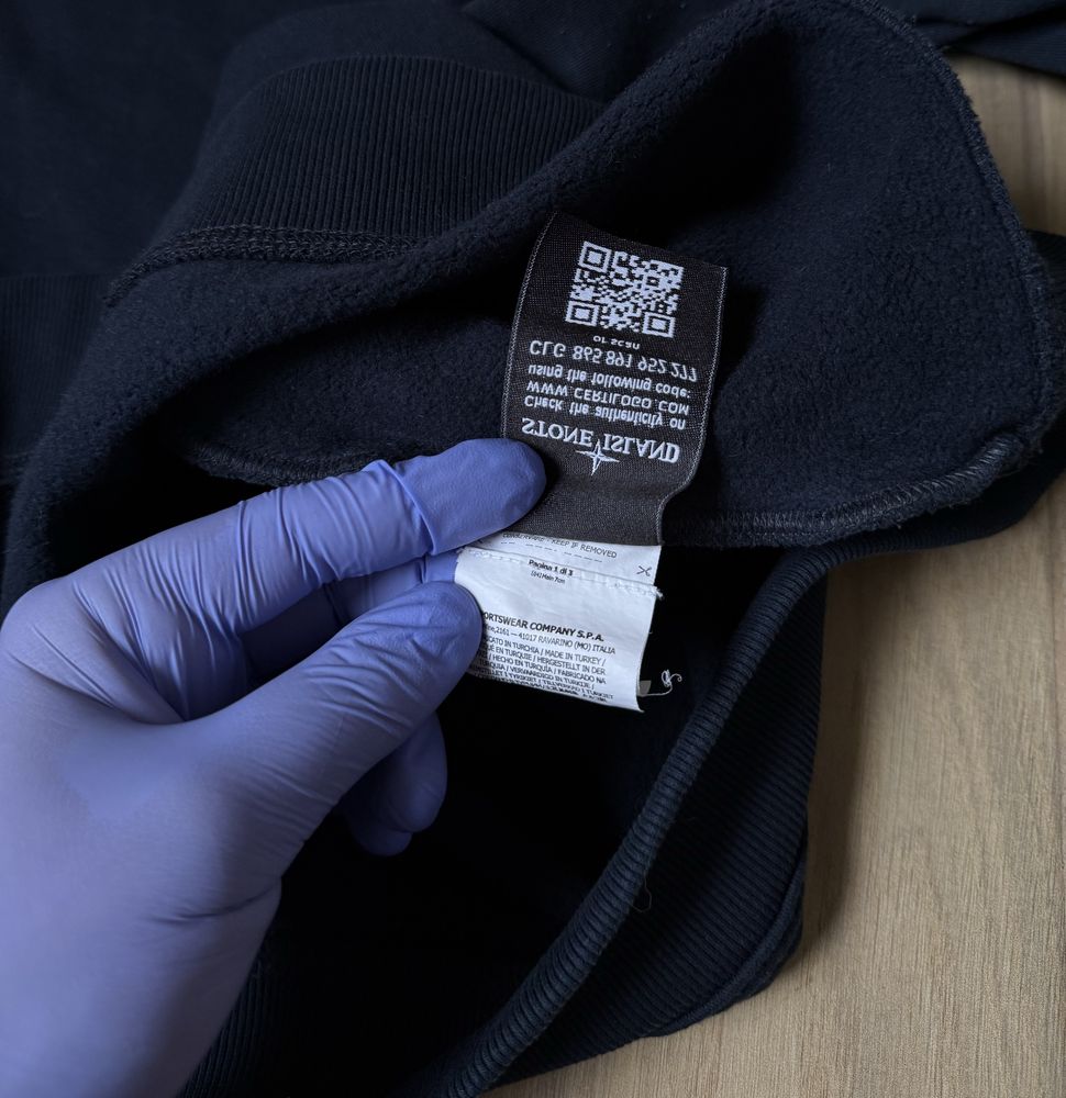 Світшот Stone Island Navy Authentic оригінал стон айленд