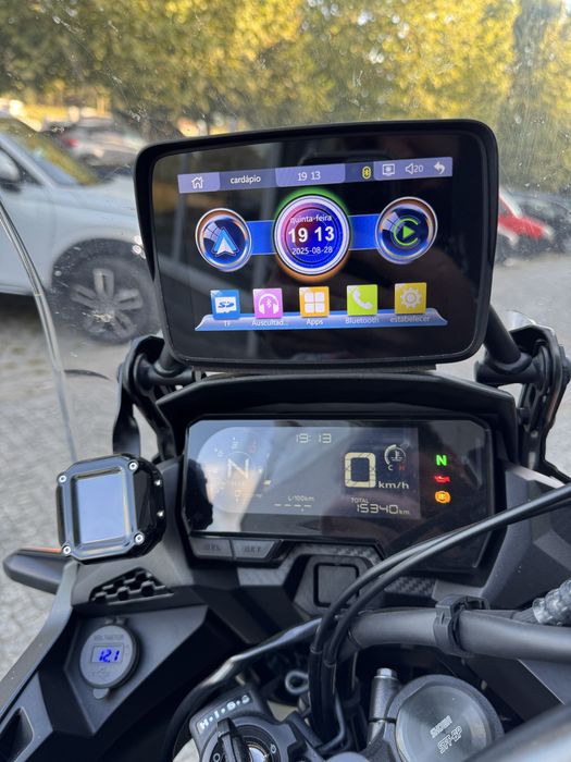 Cb 500x full extras troco por carrinha servico