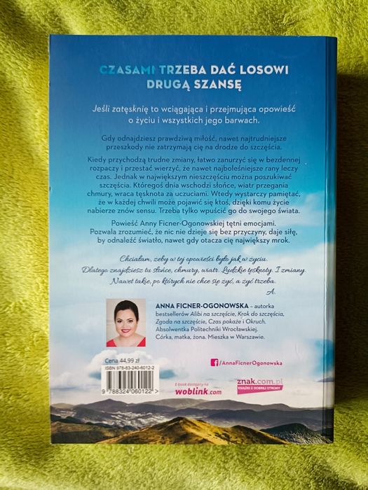 Książka "Jeśli zatęsknię" Anna Ficner Ogonowska