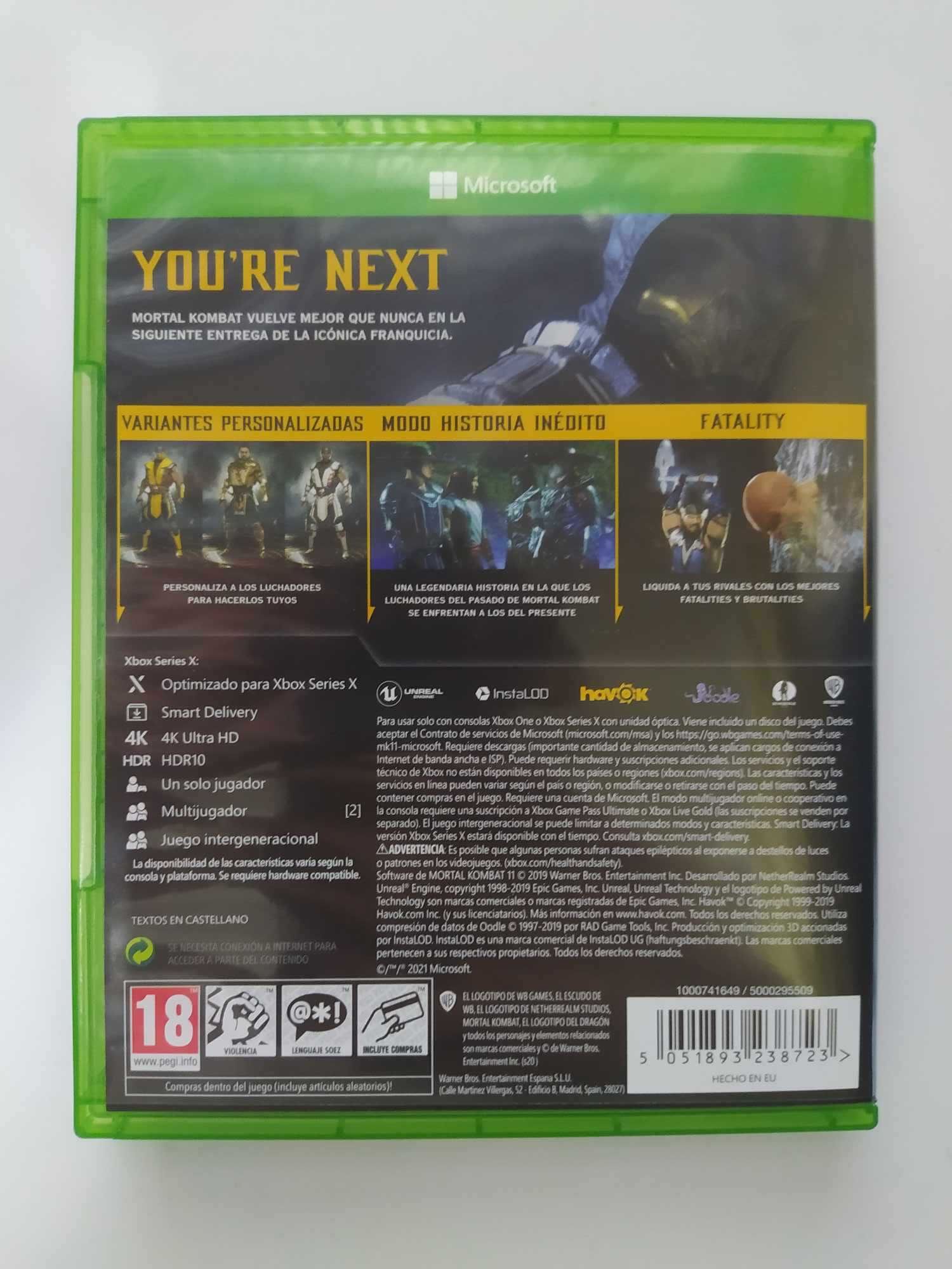 Mortal Kombat 11 Xbox One / Xbox Series X