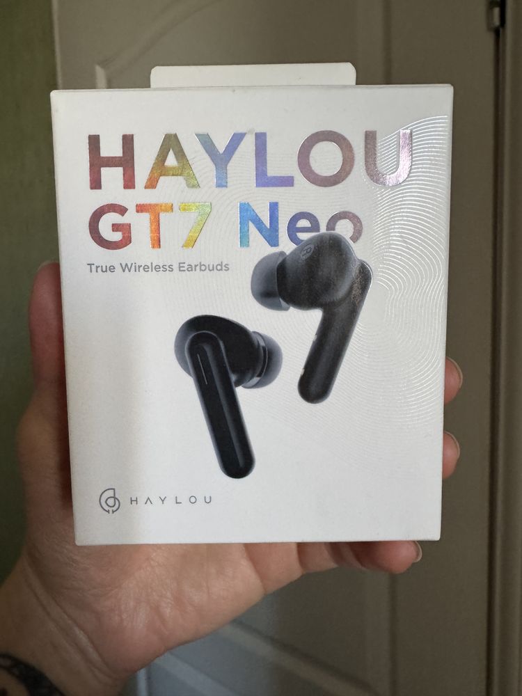 Навушники вакуумні бездротові Haylou gt7 neo black