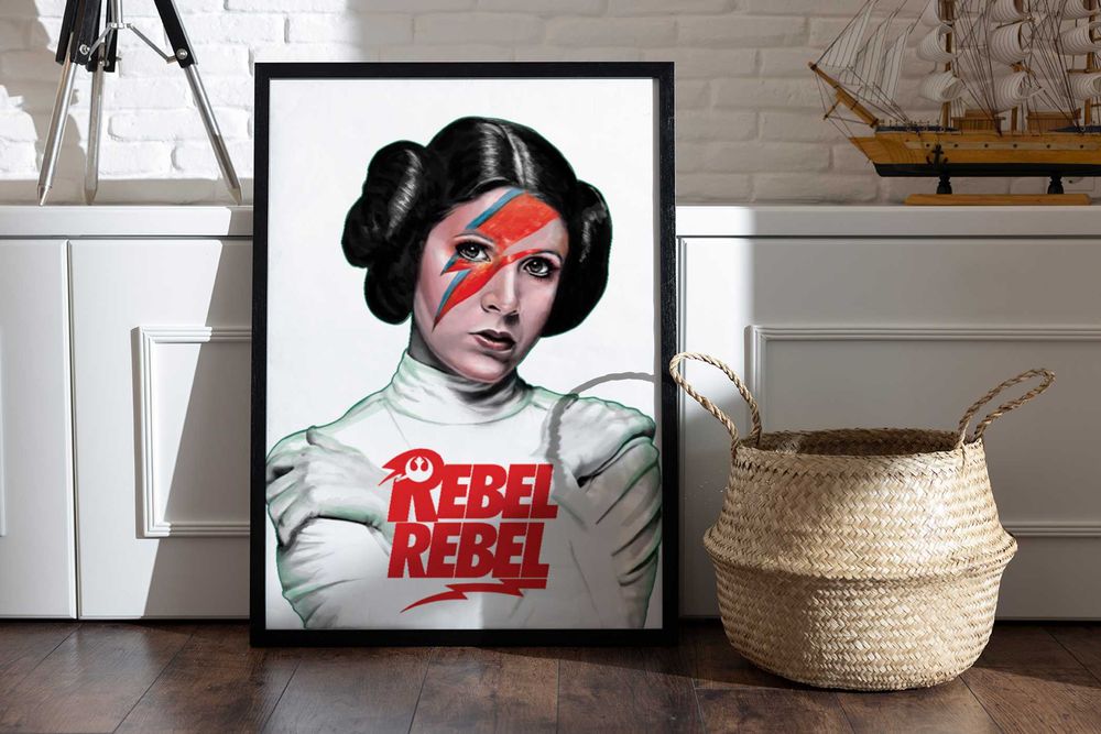 Księżniczka Leia Plakat A3 - Star Wars - trzecia sztuka GRATIS