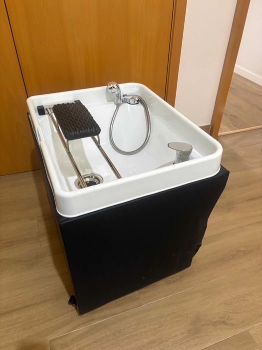 Calha Cabelo Portátil para Spa