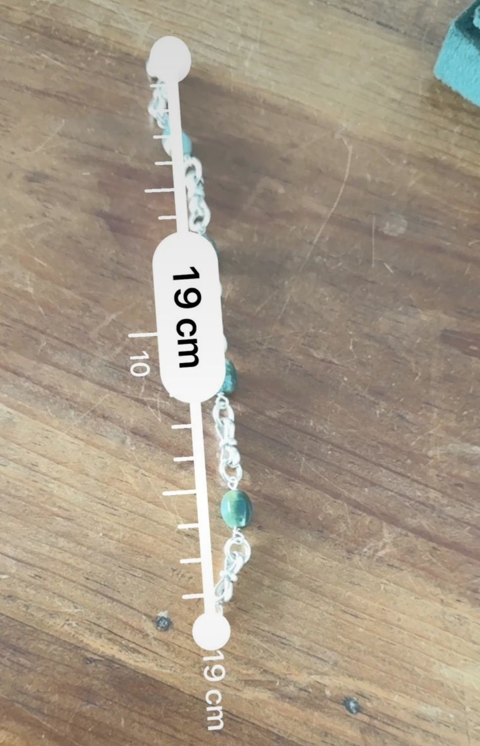 Pulseira de prata e Jade / Anos 70