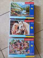 Puzzle Castorland 200 300 NOWE zestaw puzzli układanka