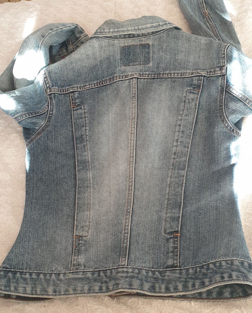 Oryginalna kurtka jeansowa Guess M niebieska vintage