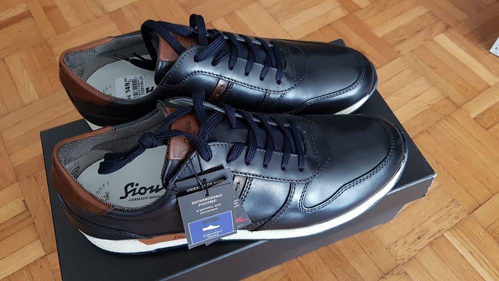 Кроссовки из нат.кожи Sioux ROJARO-700 45р,оригинал.